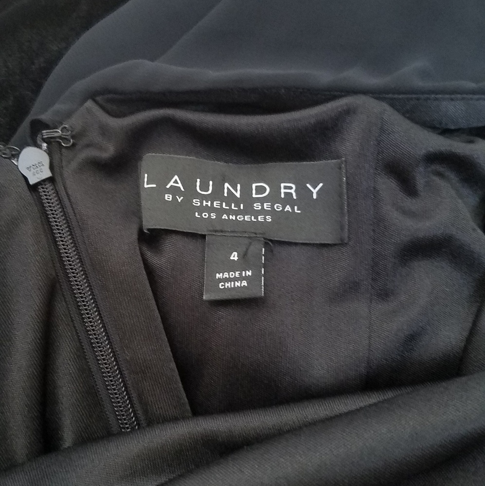 Laundry by Shelli Segal Velvet Cocktail Dress, 4 - Picture 2 of 5